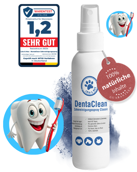 DentaClean Zahnreinigung für Tiere 130 ml Spray Classic