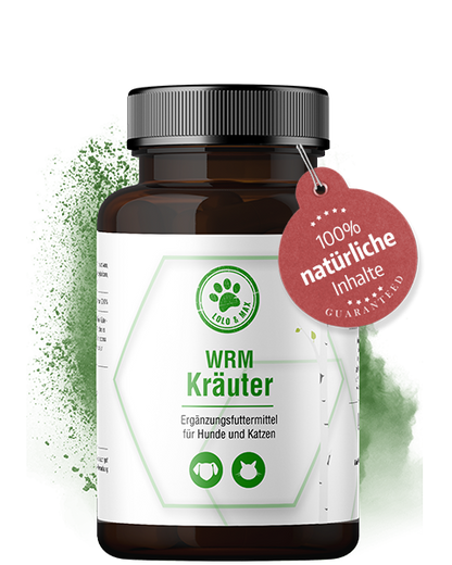 WRM Kräuter - bei einer Wurmkur für Hund und Katze - Für 8 WRM-Kuren - 50g